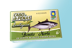 Bonito del Norte en aceite de oliva Ecologico Cabo de Peñas