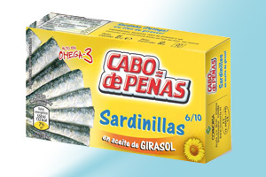 Kleine Sardines in zonnebloemolie Cabo de Peñas