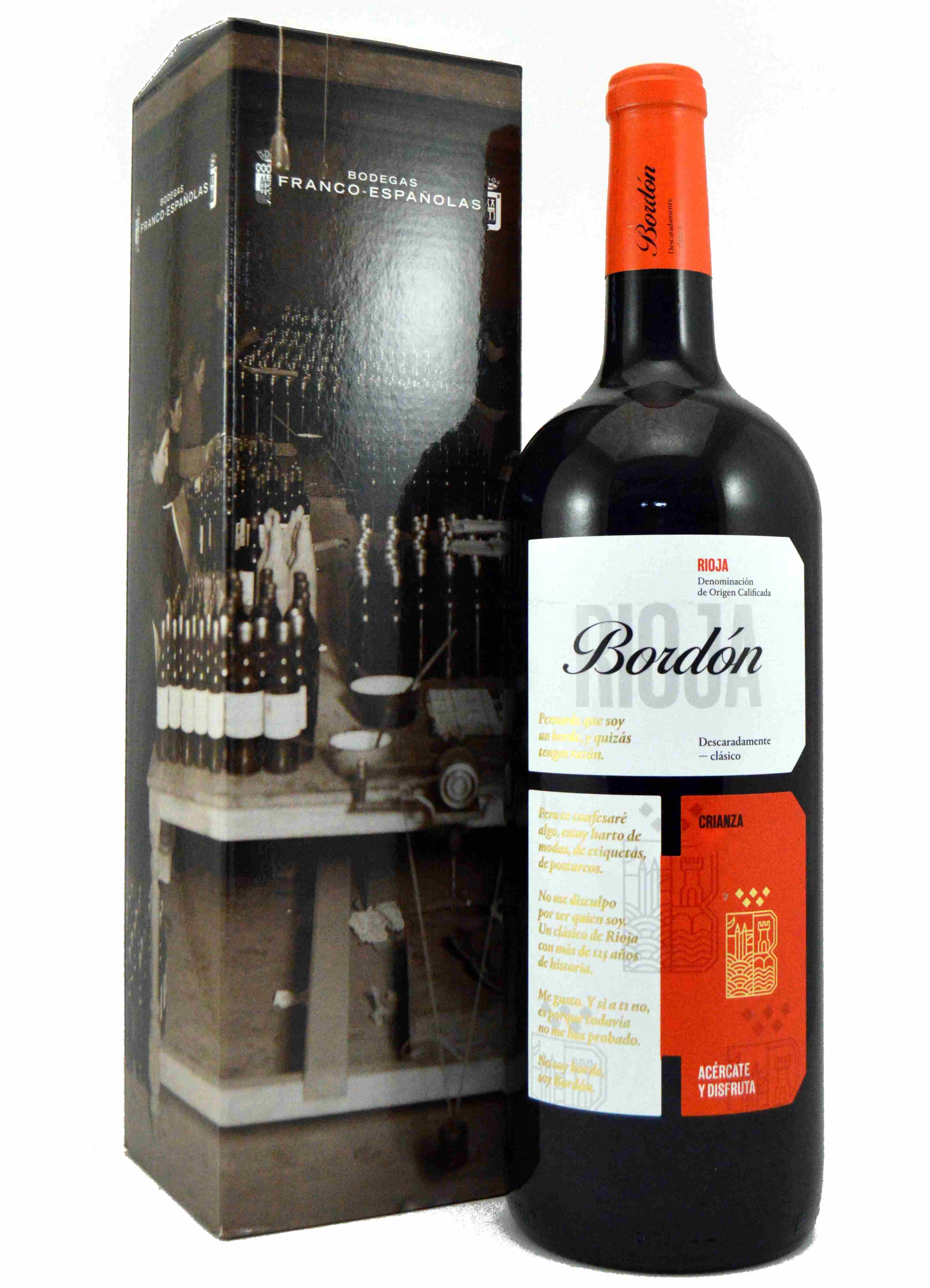Bordón Crianza 2014 Magnum 1.5L Bordón Crianza Magnum - Franco Espanolas